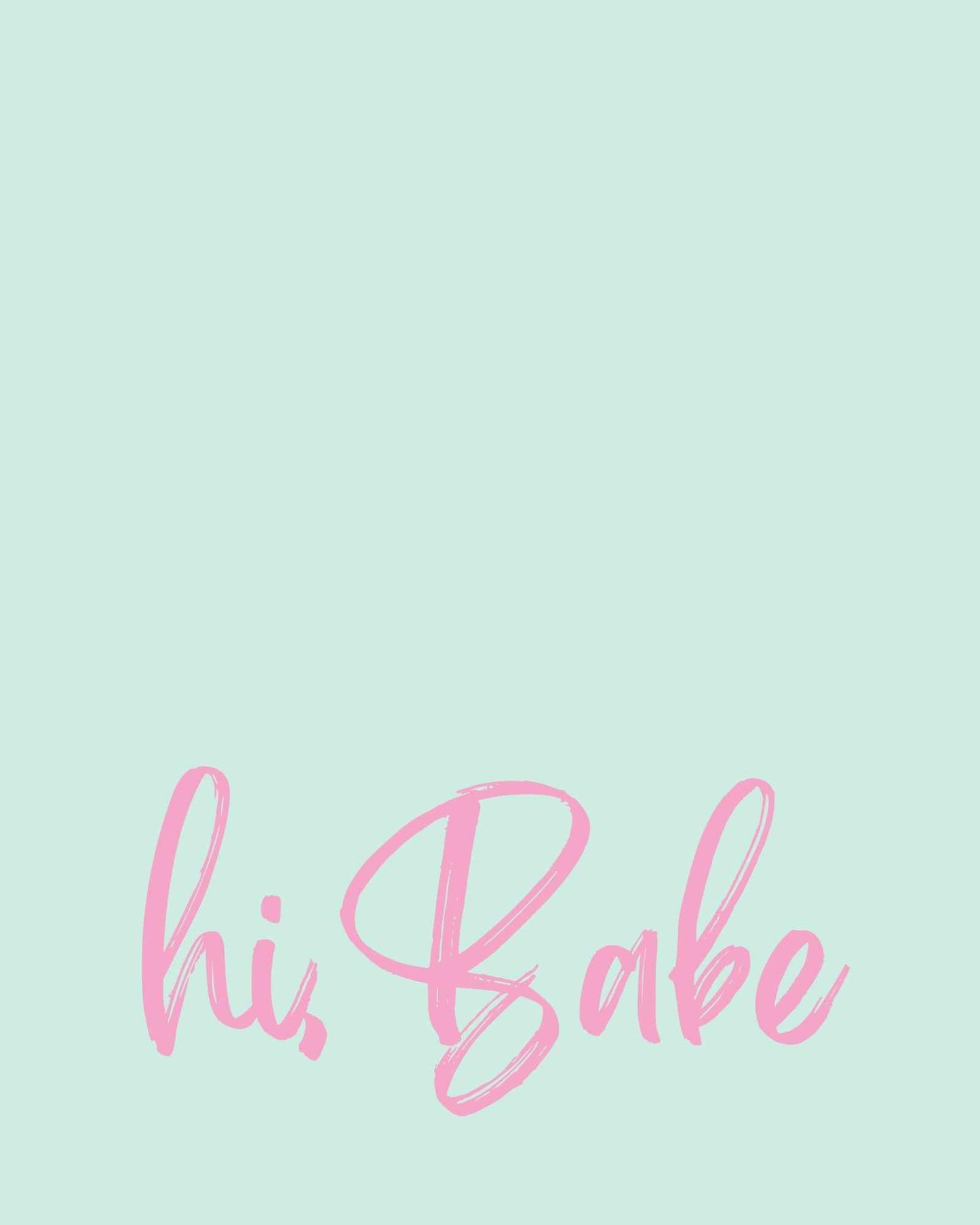 hi, Babe